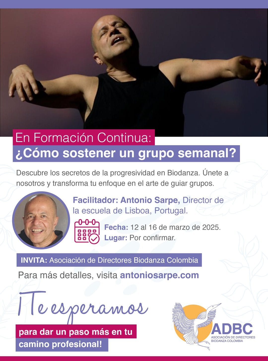 Educación Continua. Radicalización de la progresividad en Biodanza.