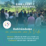 Grupo semanal de Biodanza los sábados en Río Negro, Antioquia.