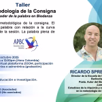Taller "Metodología de la Consigna" con Ricardo Spreafico