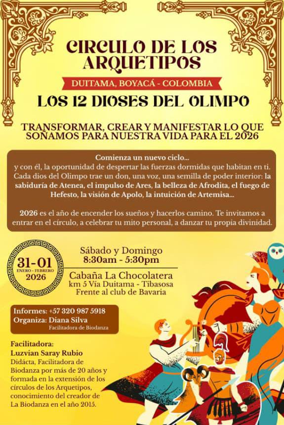 Taller "Círculo de los Arquetipos" en Duitama, Boyacá.