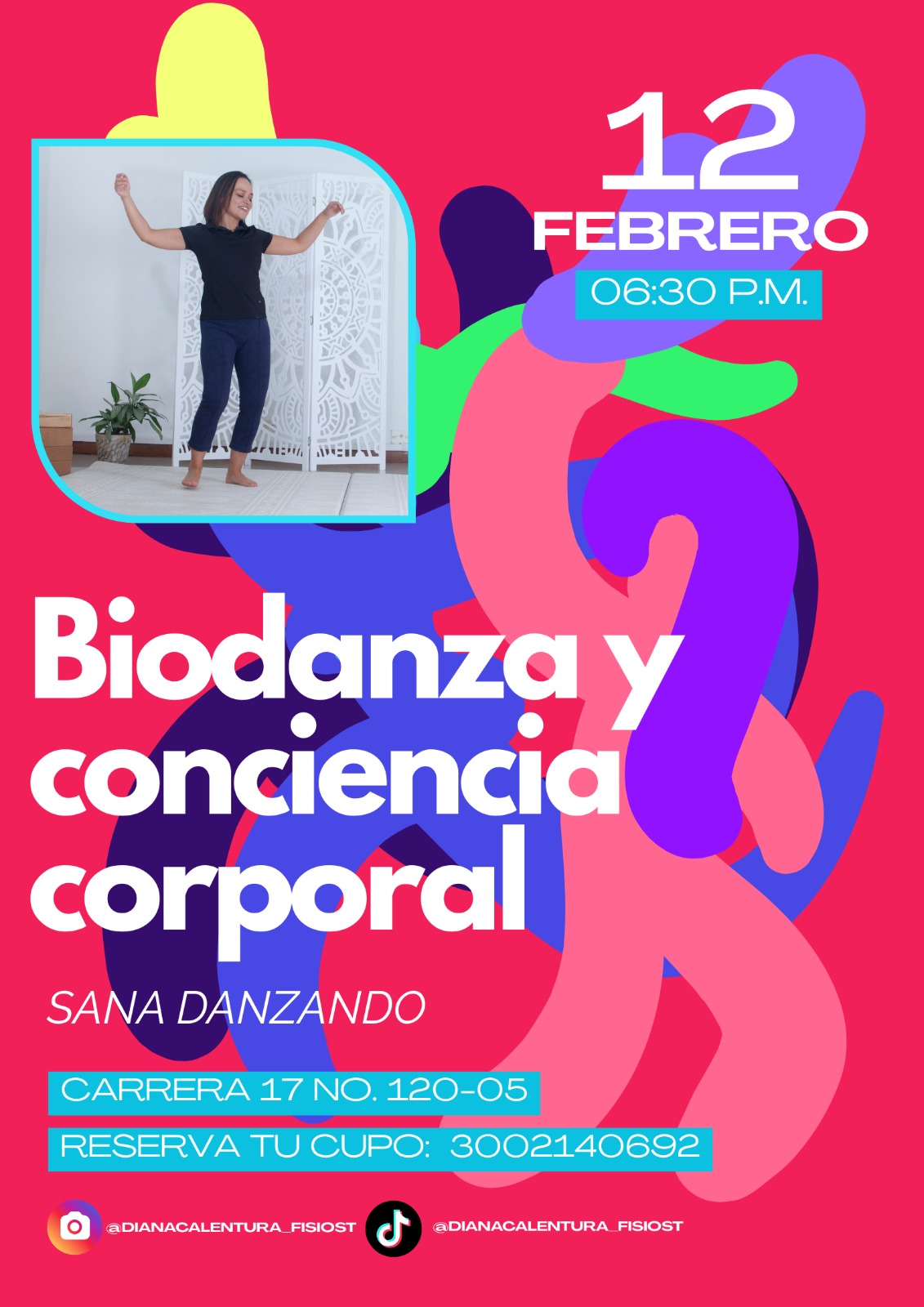 Grupo de Biodanza en Bogotá, los jueves con Diana Calentura.