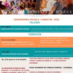 Cronograma Talleres Escuela Biodanza de Bogotá Febrero - Agosto.