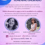 Taller "Ciclo sagrado femenino" en Bogotá.