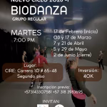 Grupo regular de Biodanza en Bogotá los martes. Frecuencia quincenal