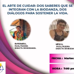 El arte de cuidar: dos saberes - dos diálogos para sostener la vida. Celebración del mes de la Biodanza